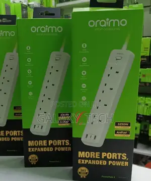Oraimo Power Extensions 4way Usb Ports