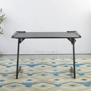 Z Shaped Black Gaming Modern Desk
