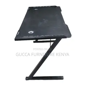 Z Shaped Black Gaming Modern Desk