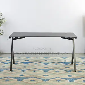Z Shaped Black Gaming Modern Desk