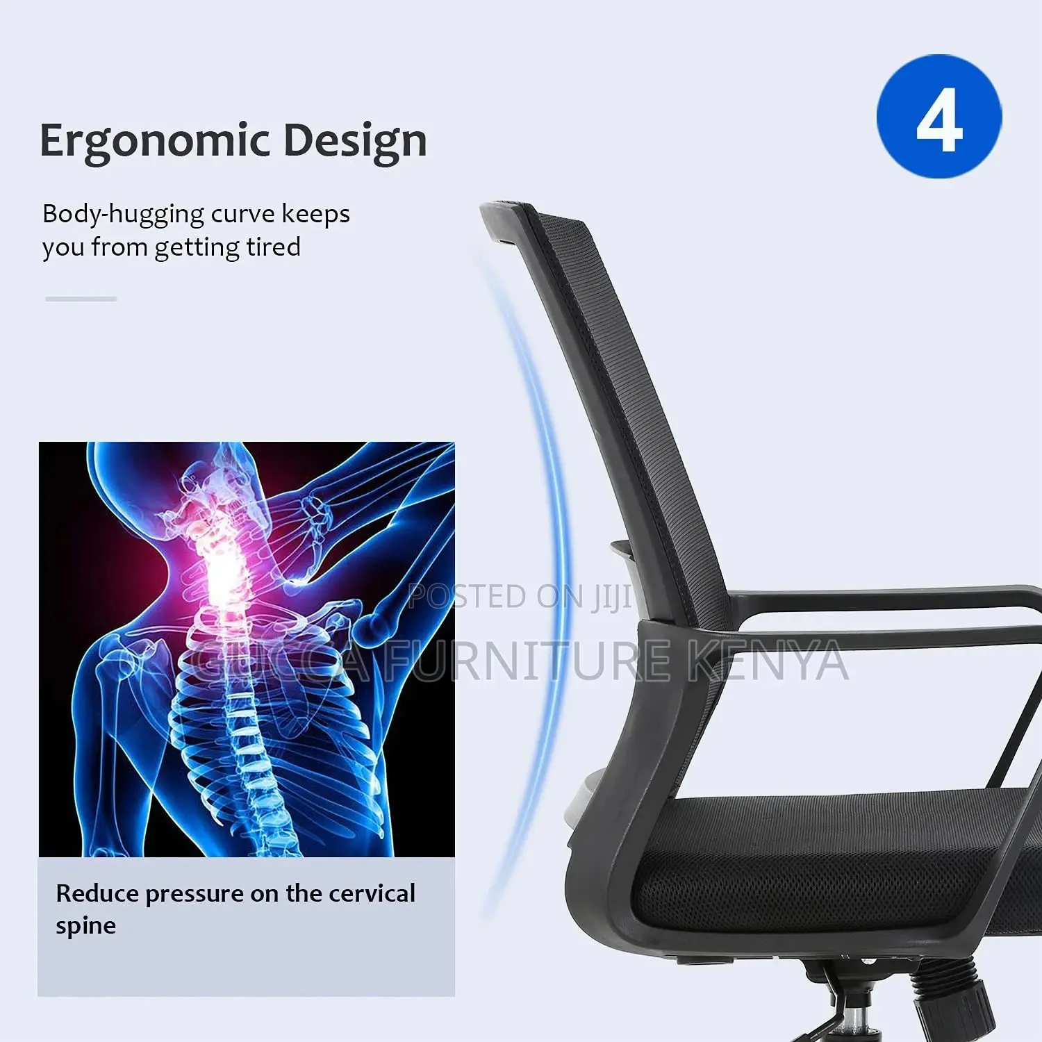 Mesh Executive Captain Mesh Desk Chair
