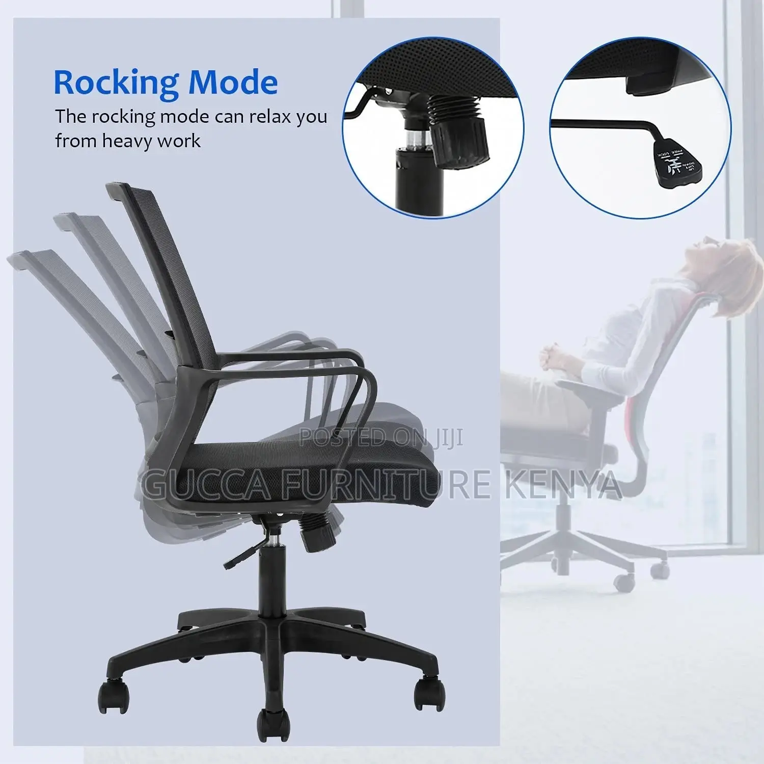 Mesh Executive Captain Mesh Desk Chair