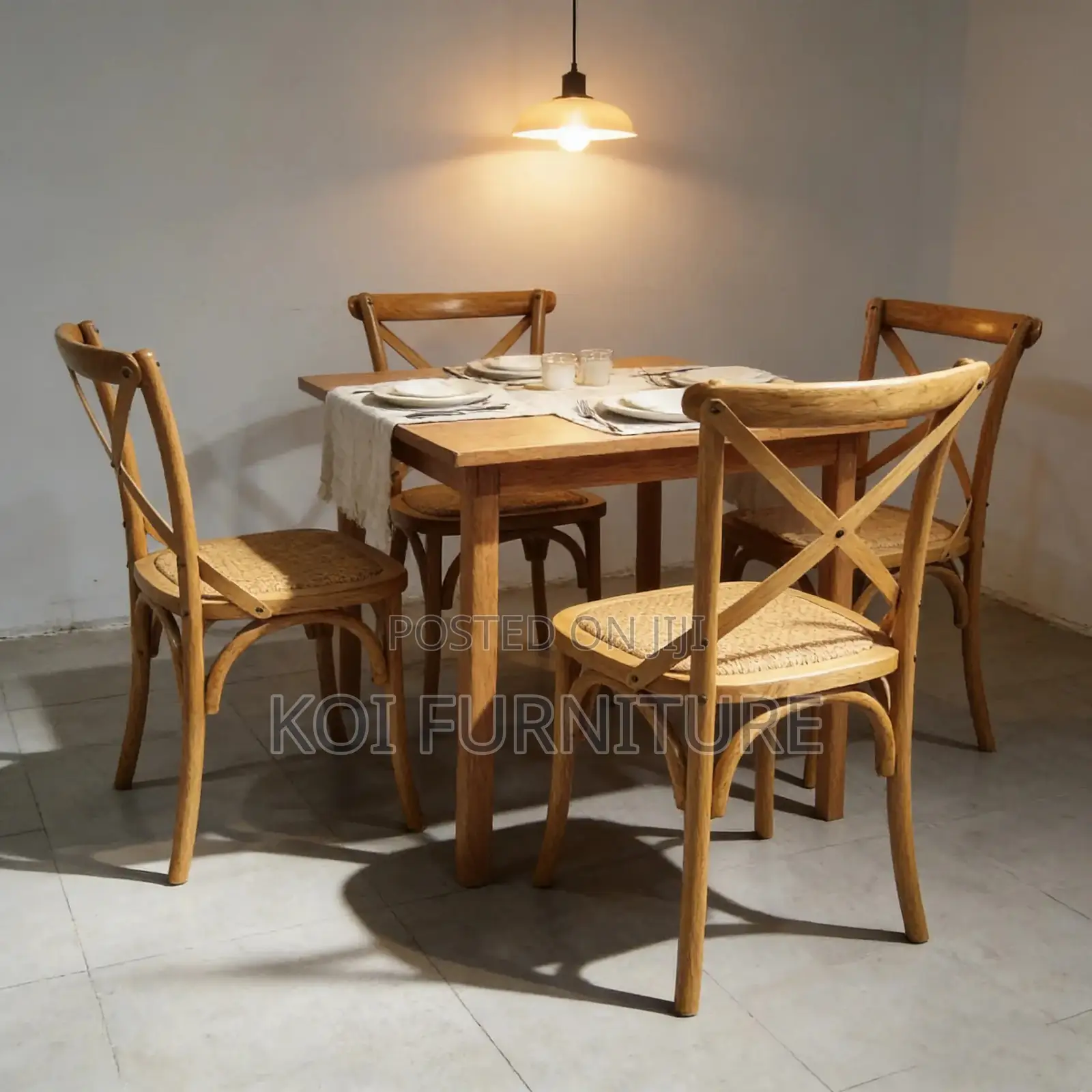 Dining Chaisr; Eames Plastic Dining Chair With Wooden Legs