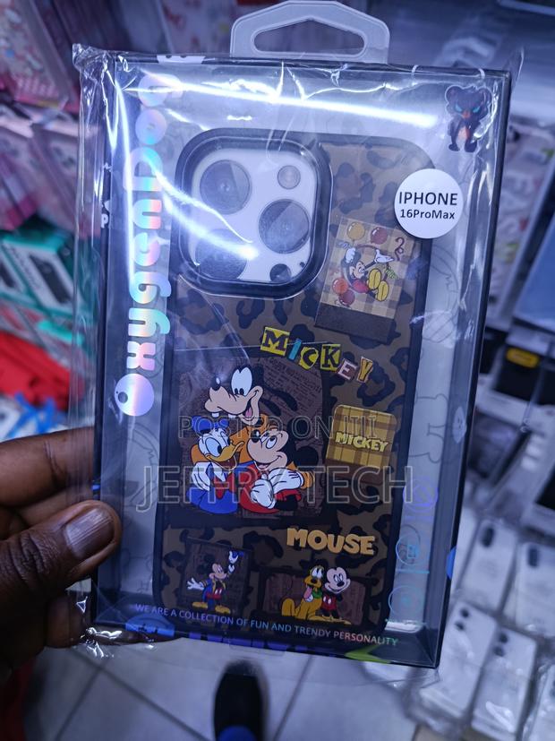 Bitsy Mickey Mouse Classic Friends Camo Rugged for iPhone 16 Pro Max