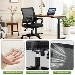 Office Cjhairs; Mesh Clerical With Fabric Mid Backrest