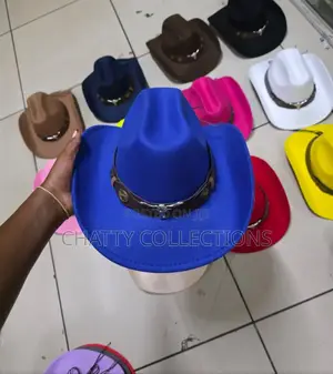 Light Blue Timeless Unisex Bull Cowboy Hat Cowgirl Hat