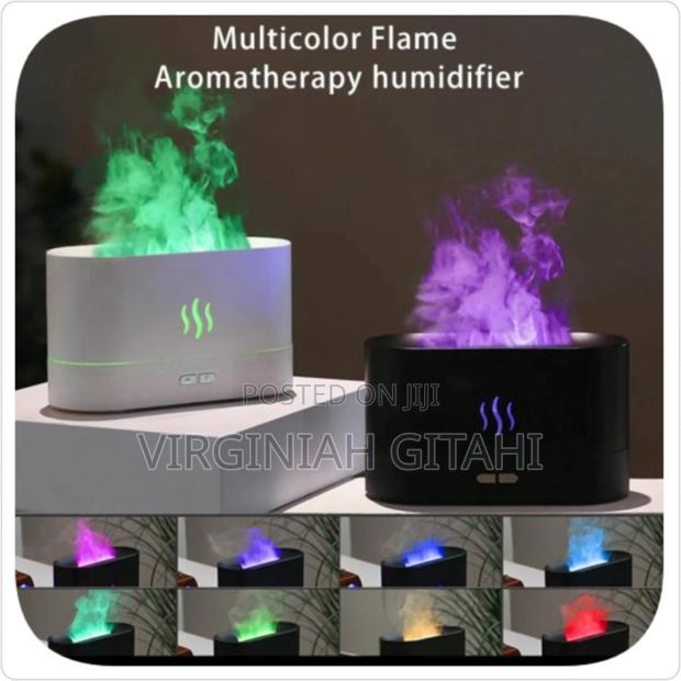 Flame Aroma Diffuser With Fire-Like Lights Colour Changing