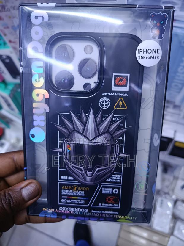 Oxyli Amp Armor Cyberpunk Shockproof iPhone 16 Pro Max Case - main view