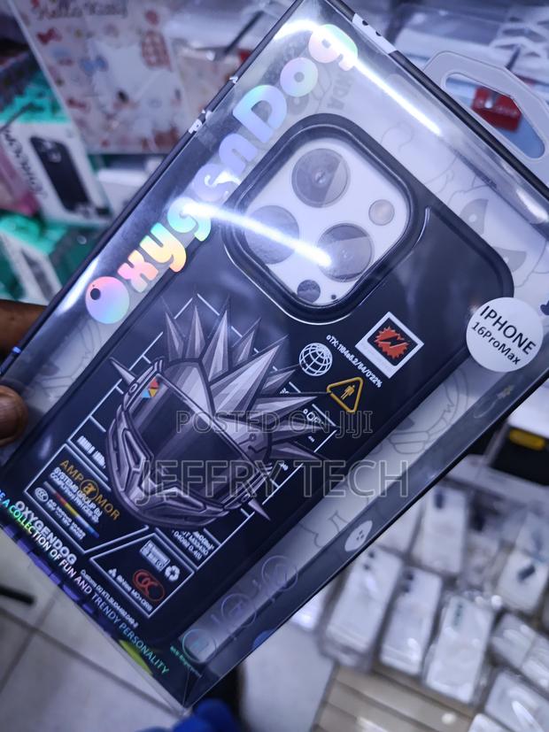 Oxyli Amp Armor Cyberpunk Shockproof iPhone 16 Pro Max Case - thumbnail 2