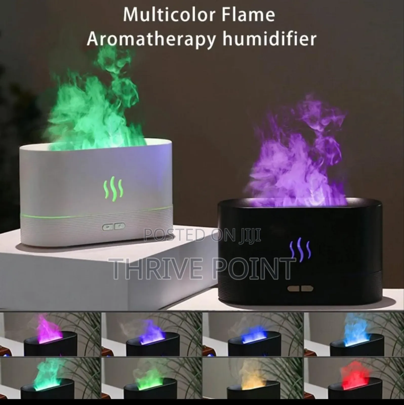 Flame Aroma Diffuser With Fire-Like Lights