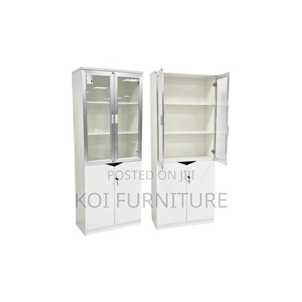 Office Cabinets; Organizations Storage Wooden Cabinet With Two Doors - thumbnail 2