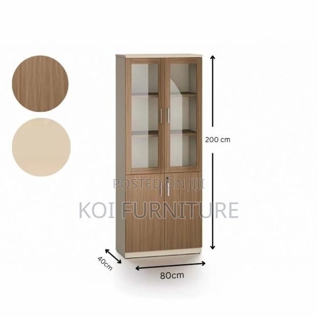 Office Cabinets; Organizations Storage Wooden Cabinet With Two Doors - thumbnail 4