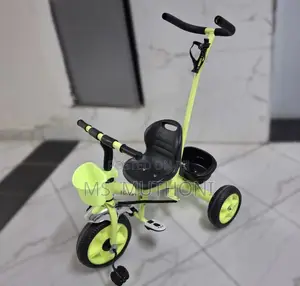 Happy Day Children's Tricycle With a Parental Push Handle