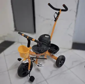 Happy Day Children's Tricycle With a Parental Push Handle