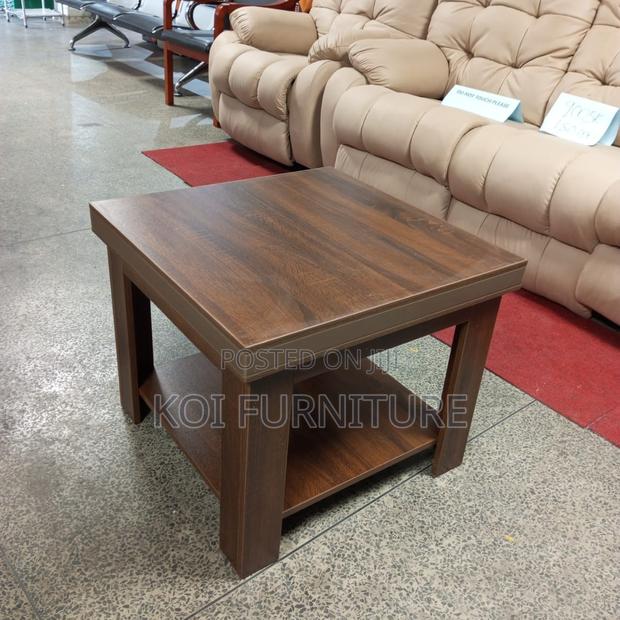 Coffee Tables; Square Mahogany Home Living Room Coffee Table - thumbnail 2