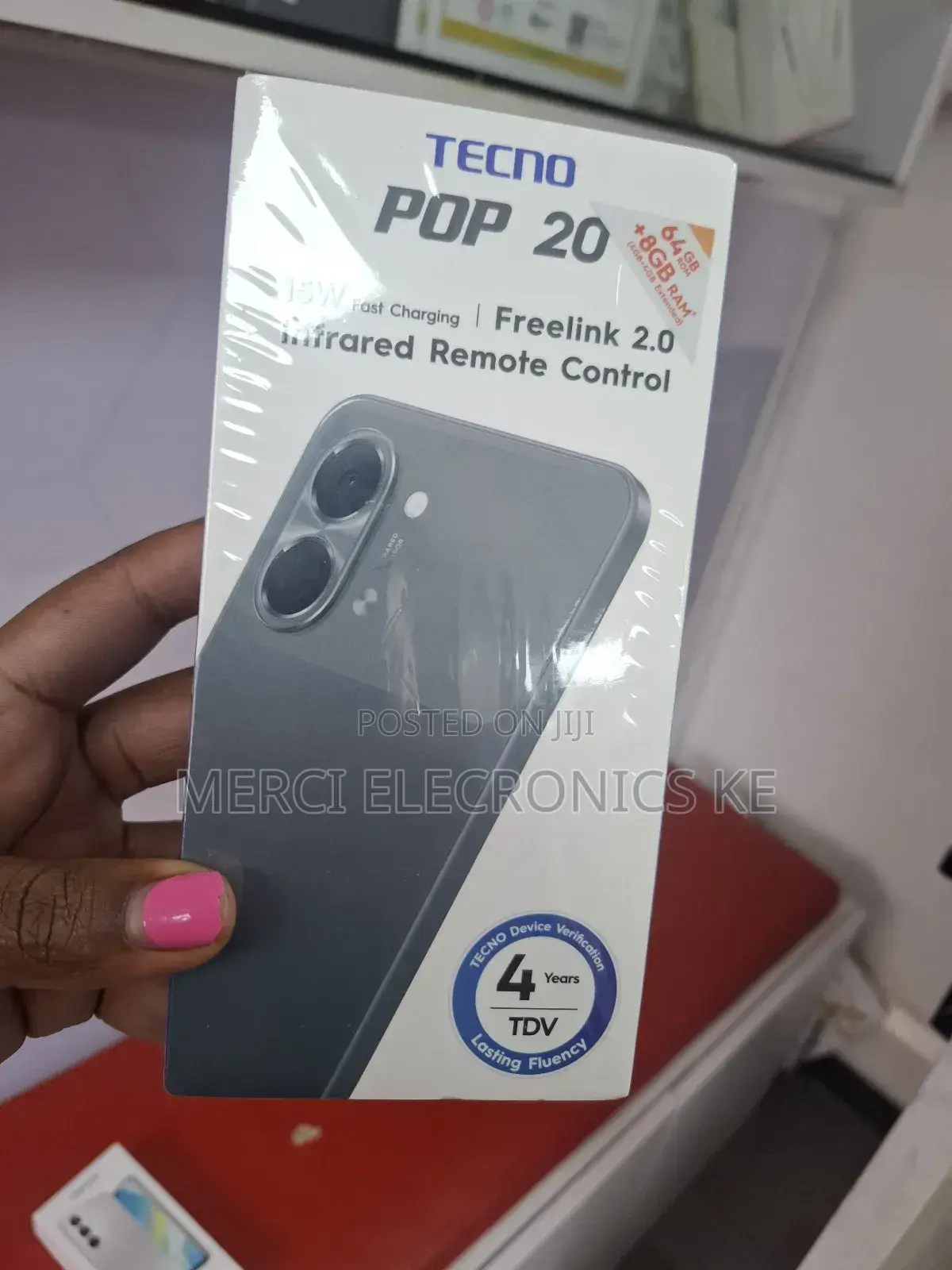 New Tecno Pop 20 128 GB Gray