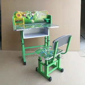 Home Desk; Home Study Colored Desk Chairs Set Perfect for Growing Kids