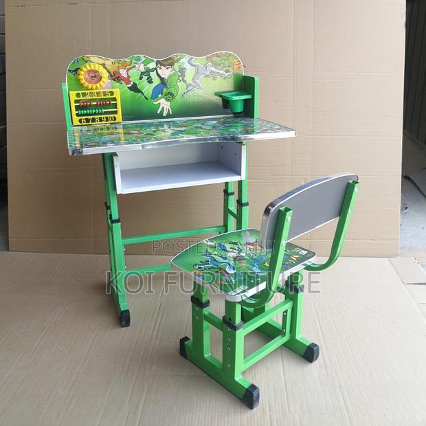 Home Desk; Home Study Colored Desk Chairs Set Perfect for Growing Kids