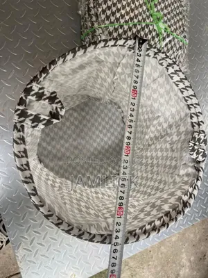 Foldable Houndstooth Laundry Hamper –Zy