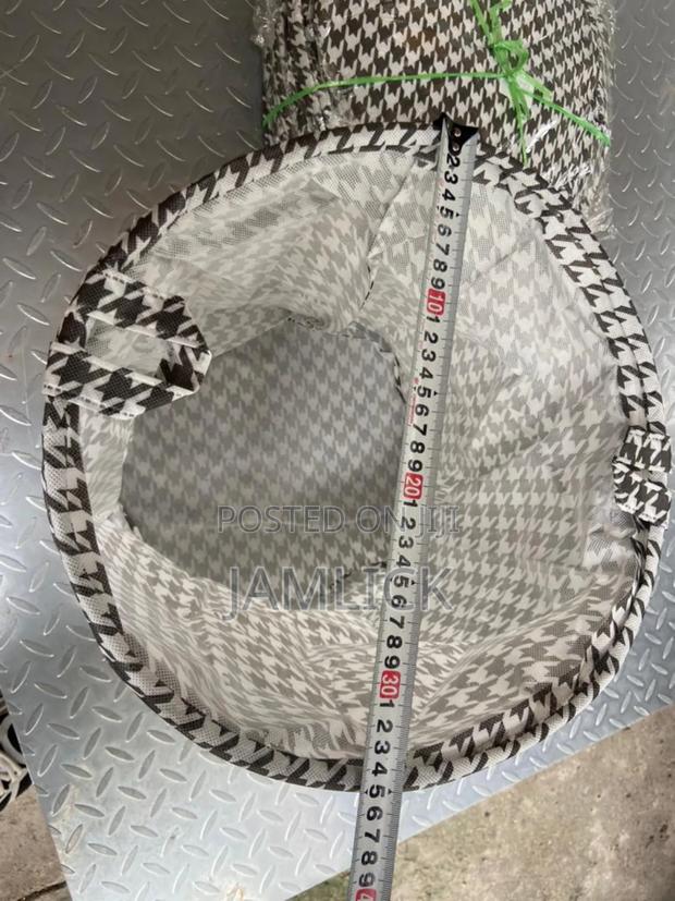 Foldable Houndstooth Laundry Hamper –Zy - thumbnail 3