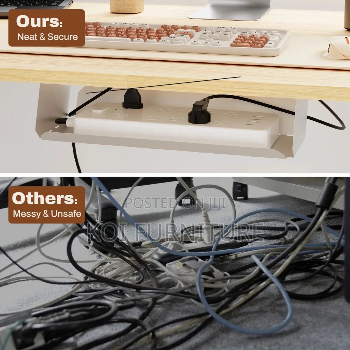Office Desk; 1.2m Ergonomic Adjustable Compact Home Office Desk