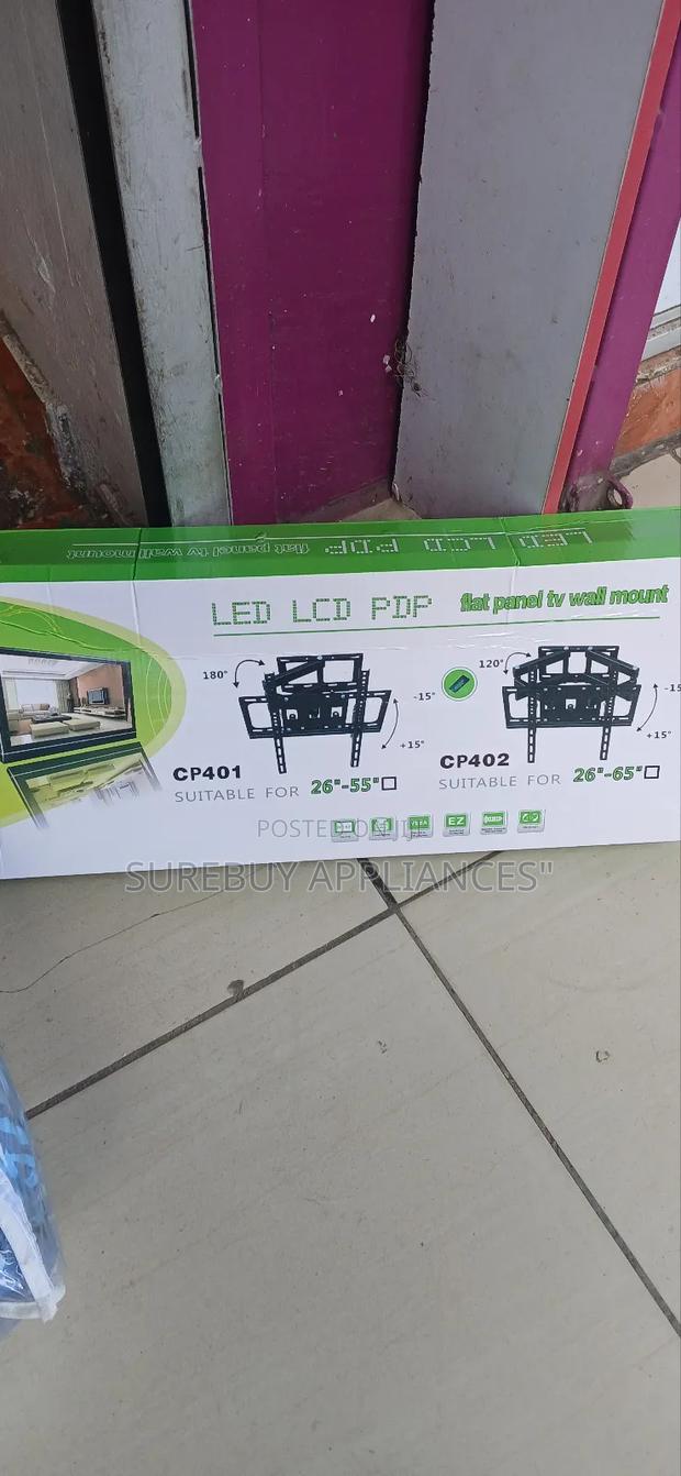 Heavy-Duty Double Arm Swivel Wall Mount for Led TVS