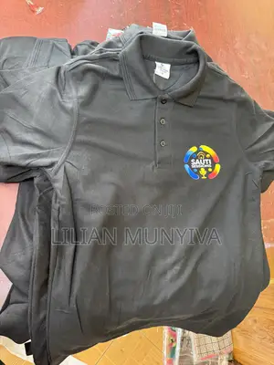 Branded Black Polo Shirt