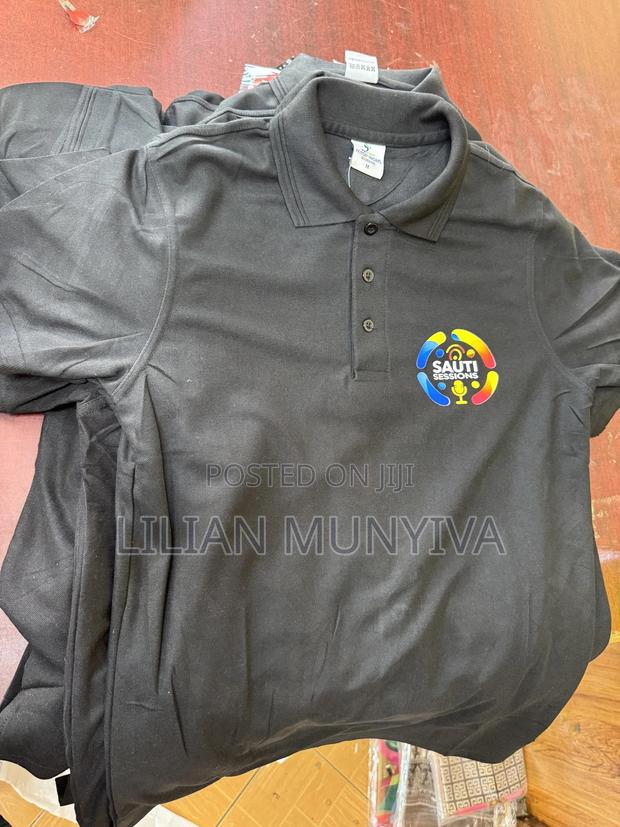 Branded Black Polo Shirt - thumbnail 4