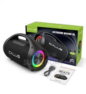 Calus Extreme Boom 3l Bluetooth Speaker.102w Power Usb, Tf Card,Aux