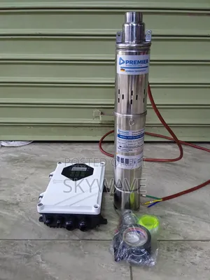 Premier Submersible Water Pump With Controller 130m Head.