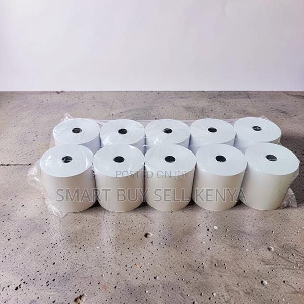 Pos Print Roll 10 Pieces of 80mm by 80mm by 13mm Thermal Paper Rolls