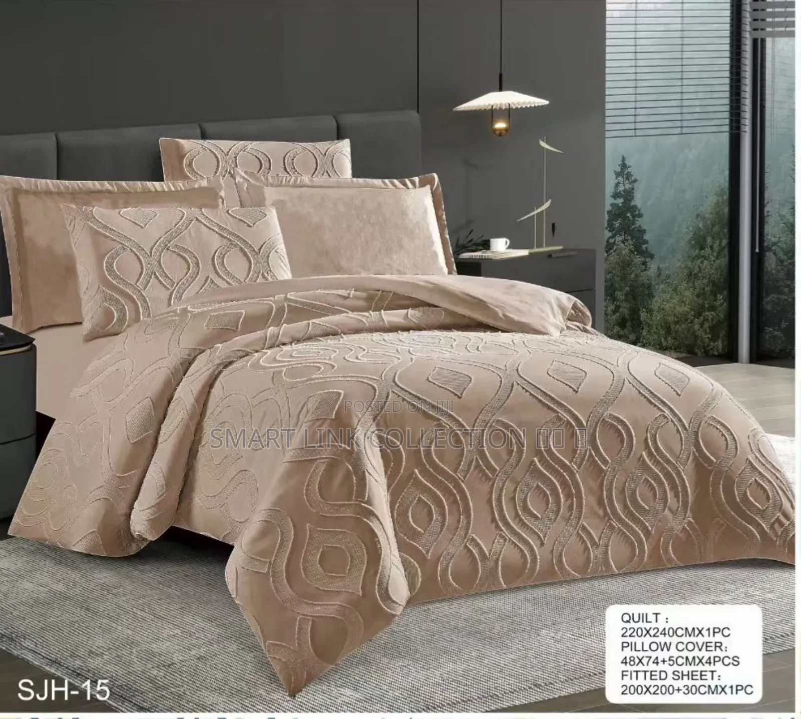 6 PCS Tufted Duvet Cover