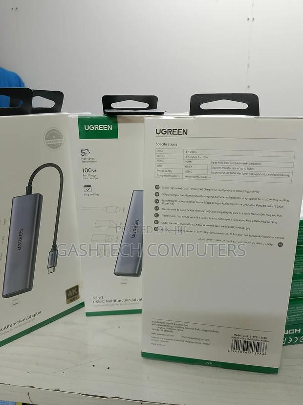 Cm511 5 -in -1 Usb -C Multifunction Adapter Ugreen - main view