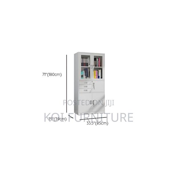 Office Cabinet; Double Doors Compact Accomading Cabinet With Safe - thumbnail 3