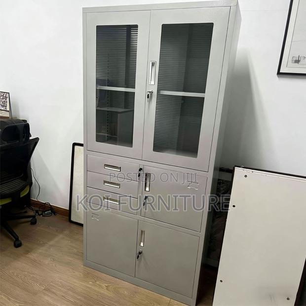Office Cabinet; Double Doors Compact Accomading Cabinet With Safe - thumbnail 6