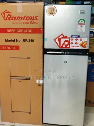 *Ramtons Fridge Double Door 138litres Rf349
 _3star