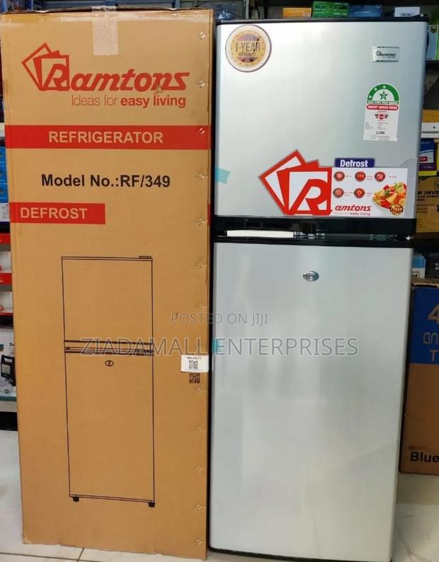 Ramtons Refrigerator Double Door 138litres Rf349
 _3star