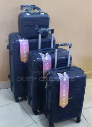 Navy Blue 4 in 1 Luxurious Unbreakable Suitcase Size 3
