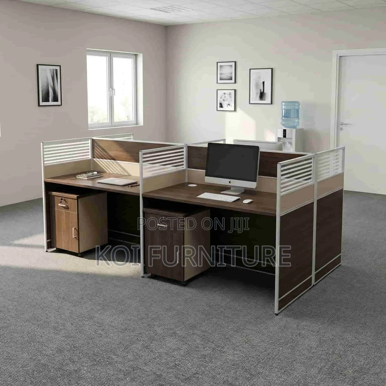 Workstations; Four Users Intregrated Workstation for Office Works