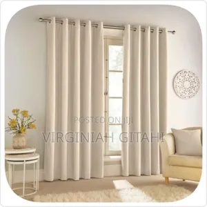 Elegant *3 Pc Plain Curtains*
