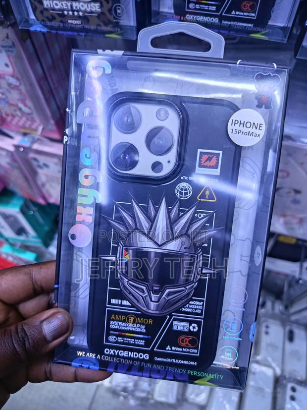 Symii Amp Armor Cyberpunk Shockproof Phone Case for iPhone 15 Pro Max - main view