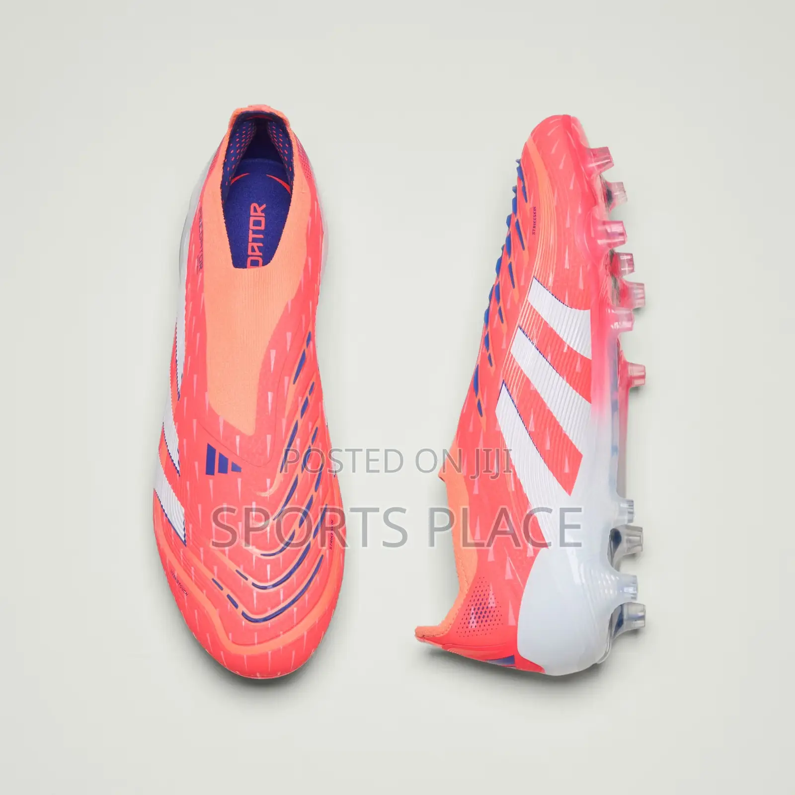 Signal Coral Predator Laceless Football Fg Boots