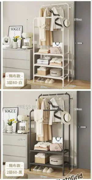 Double Garment Rack 3 Tier: