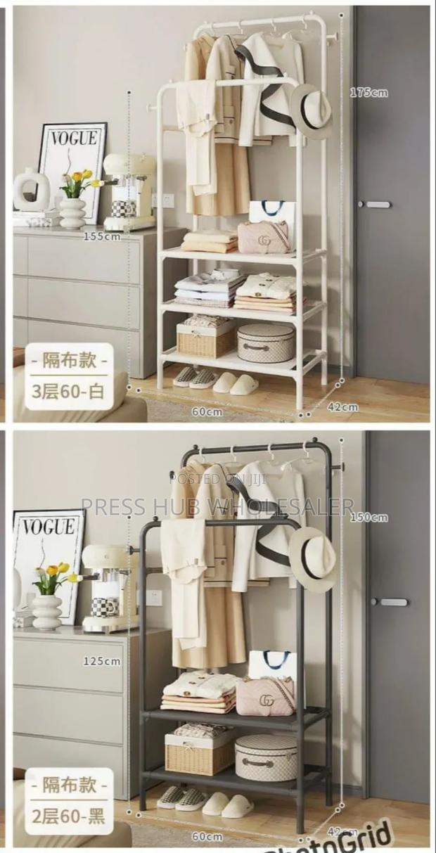 Double Garment Rack 3 Tier:
