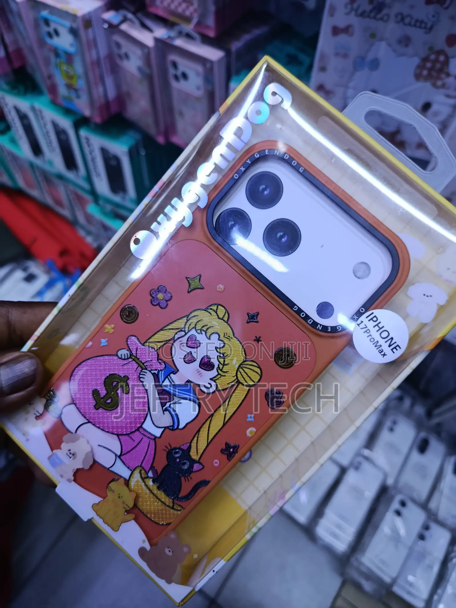 Sailor Moon Cute Cartoon Phone Case for iPhone 17 Pro Max -Orange