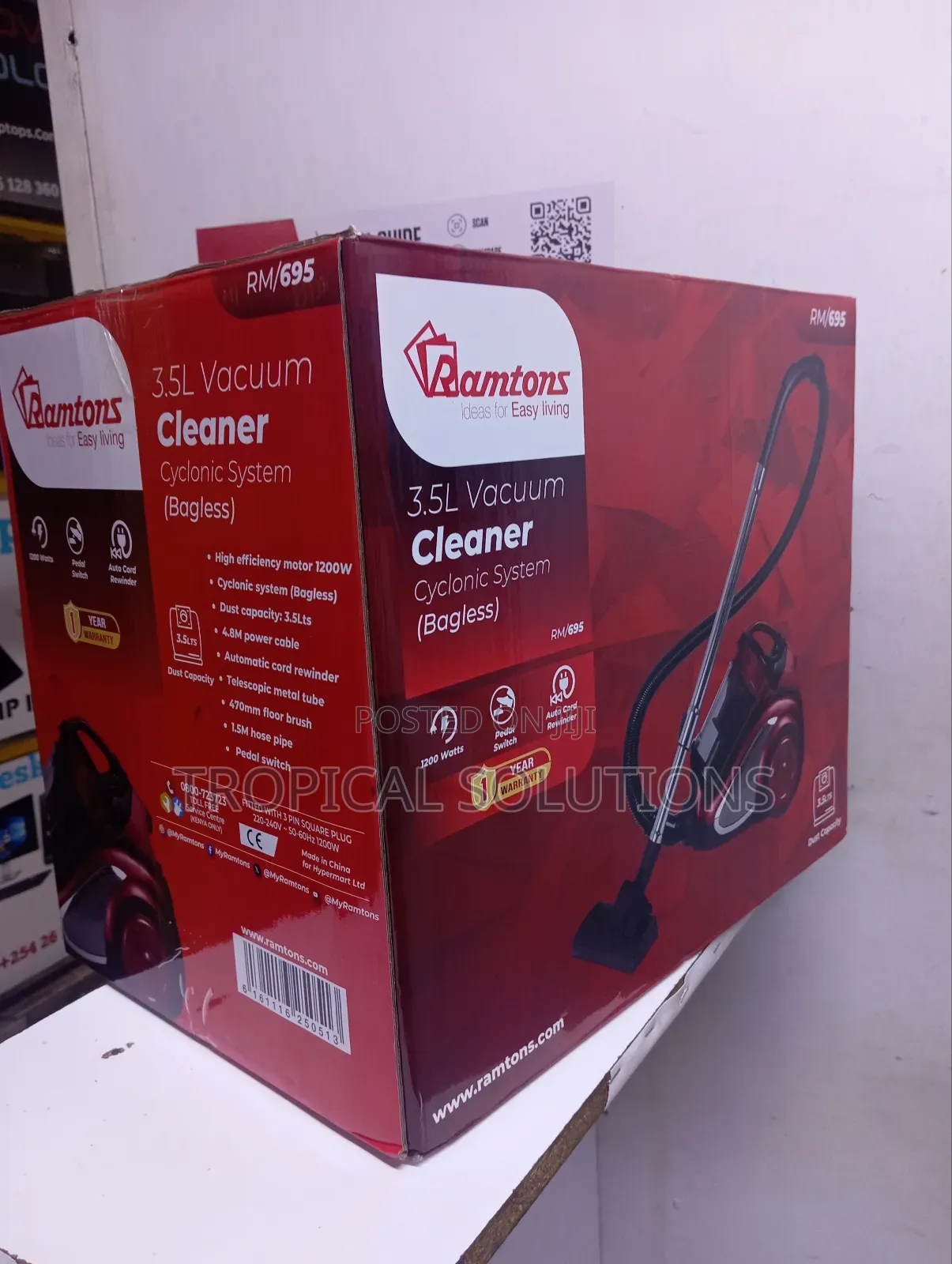 Ramtons Wet and Dry Vacuum Cleaner