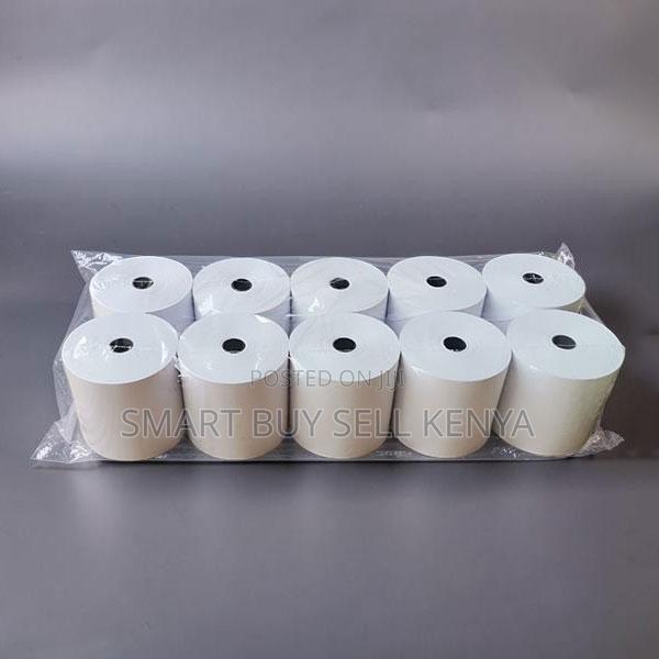 Heavy Duty 10 Pieces of 80mm by 80mm by 13mm Thermal Paper Rolls