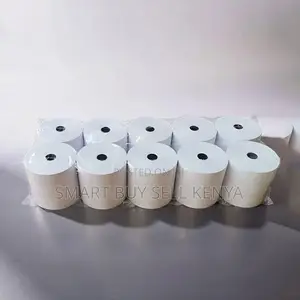 Premium Pack 10 Pieces of 80mm by 80mm by 13mm Thermal Paper Rolls