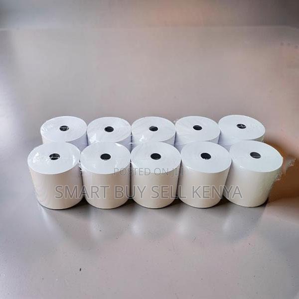 Office Ready 10 Pieces of 80mm by 80mm by 13mm Thermal Paper Rolls