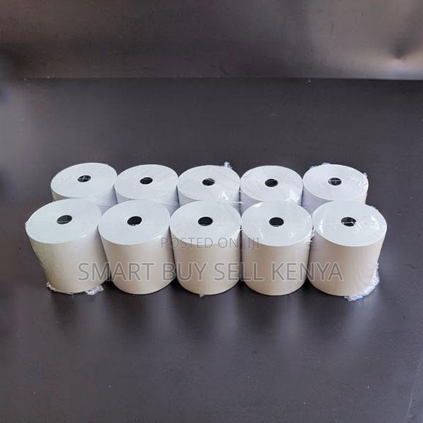 Fast Output 10 Pieces of 80mm by 80mm by 13mm Thermal Paper Rolls